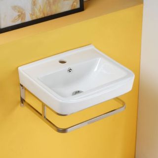 Chậu lavabo treo tường chân inox