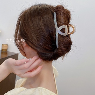 Drejew kẹp tóc hình học phong cách hàn quốc mới
