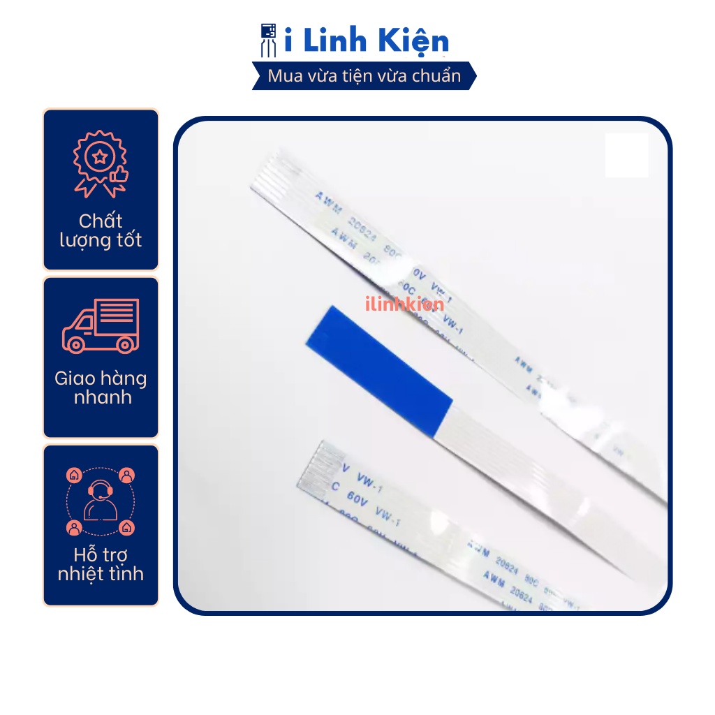 Cáp FFC 24P thuận 0.5mm dài 20cm