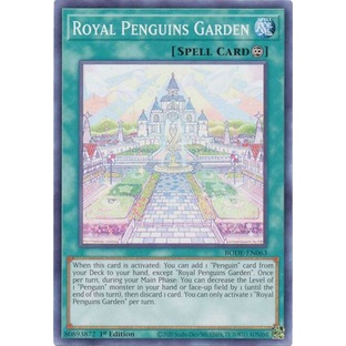 Thẻ bài Yugioh - TCG - Royal Penguins Garden / BODE-EN063'