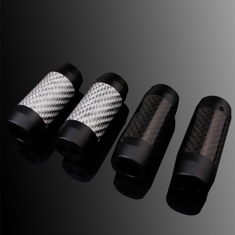 HSV Carbon Fiber Pants Boot Y Splitter 1 to 2 Speaker Audio Cable Wire Speaker Audio Wire Slider Plug for DIY Speaker Cable