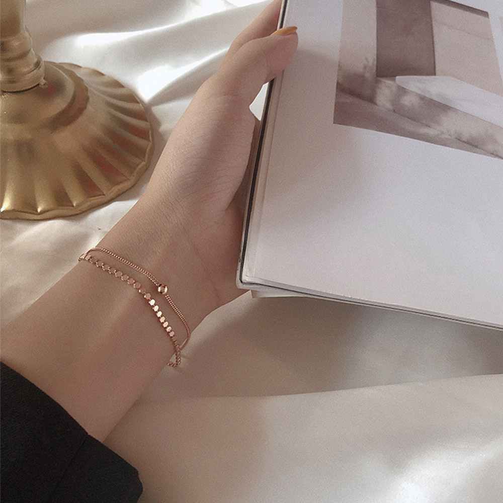 Vòng Tay Hai Lớp Thời Trang Xinh Xắn Dành Cho Nữ