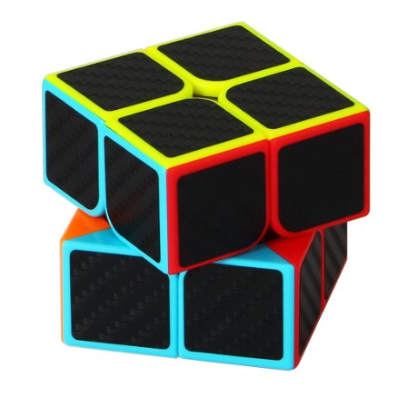 Combo 4 Rubik Carbon 2x2 3x3 4x4 5x5. Rubic Moyu Meilong 2345