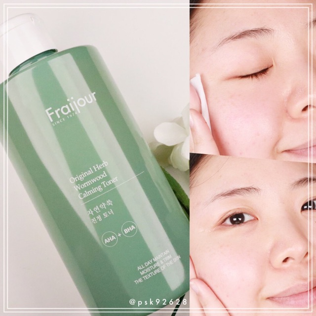 Nước Hoa Hồng Fraijour Original Herb Wormwood Calming Toner