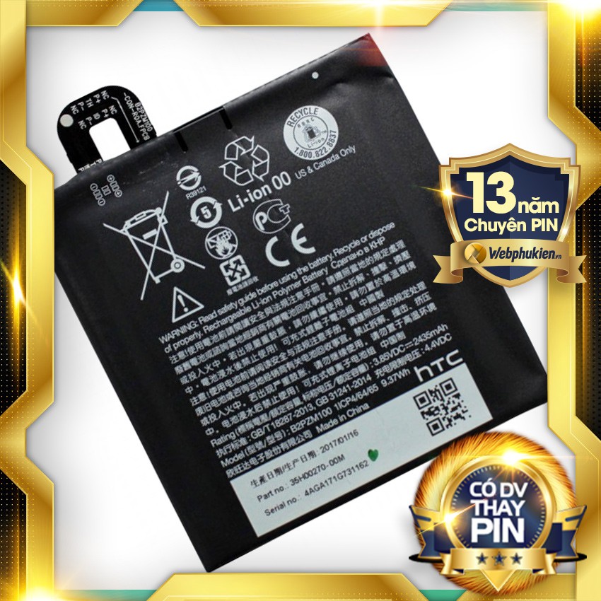 Pin zin cho HTC U Play (B2PZM100) - 2435mAh