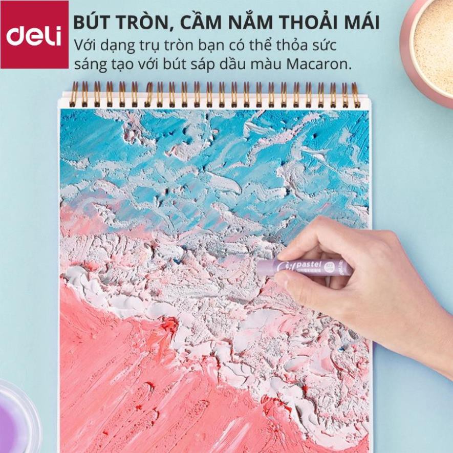 Bút sáp dầu chuyên dụng Deli - 24 Màu - 72131 [Deli]