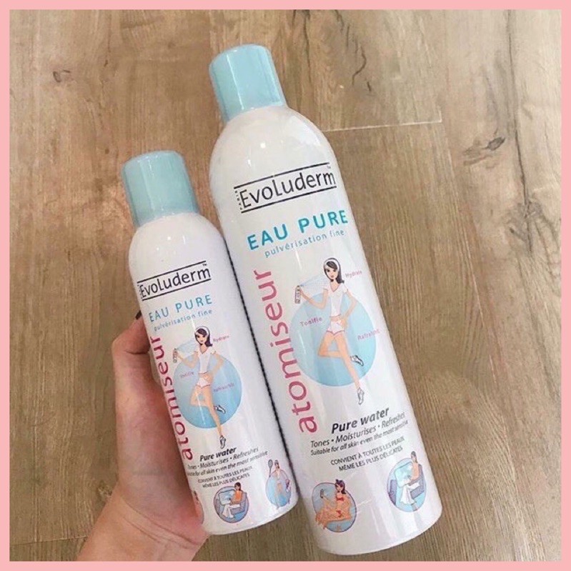 [Mã SFP62769661 giảm 5% đơn 250K] Xịt Khoáng Evoluderm Pháp 150ml