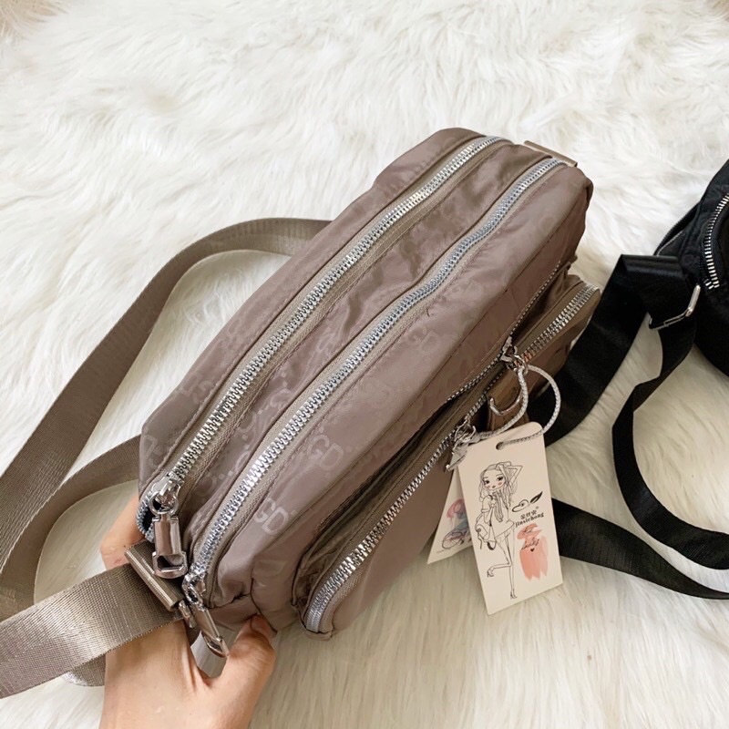 Túi dù ẩn đeo chéo đi chợ hàng chuẩn đẹp