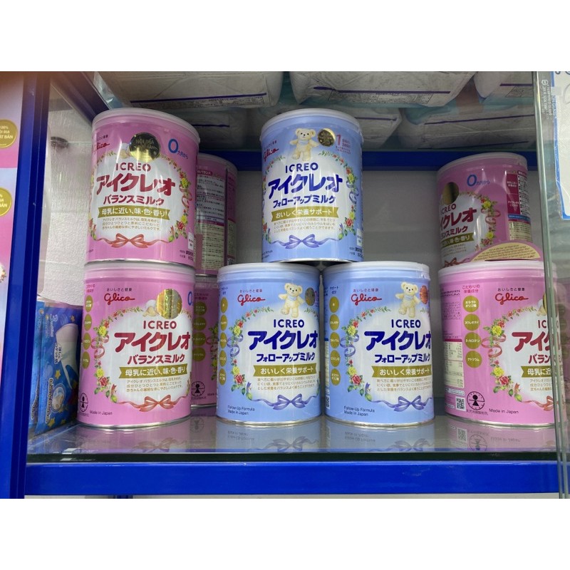 Sữa Bột Glico Icreo Số 0, số 1- Hộp 850g