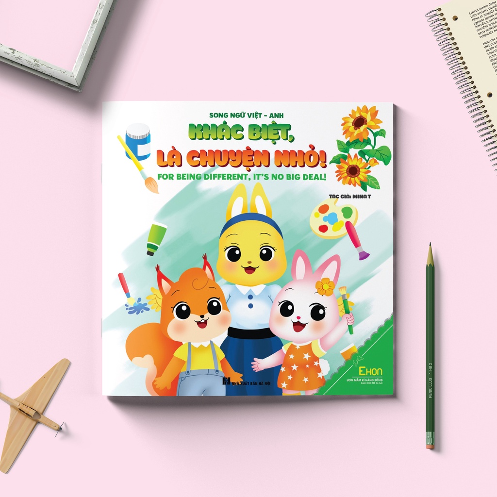 Sách Truyện Ehon ươm mầm tính cách (10 cuốn Song ngữ Anh - Việt, hoàn tiện tính cách - trí tuệ của bé)