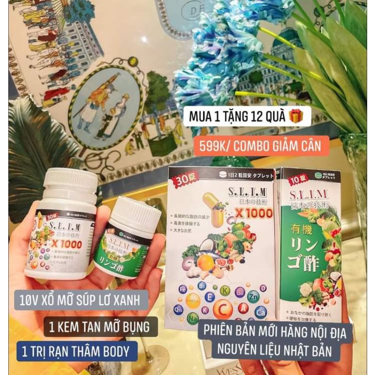 (tặng xổ mỡ súp lơ)Giảm cân SLIM FIT mới phiên bản 2022-giảm cân an toàn hiệu quả