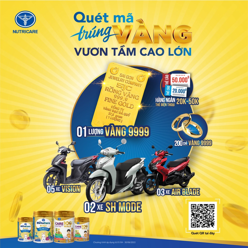 [Quyét mã trúng vàng] Sữa Metacare số 0+ 900g ( HSD 2024 )