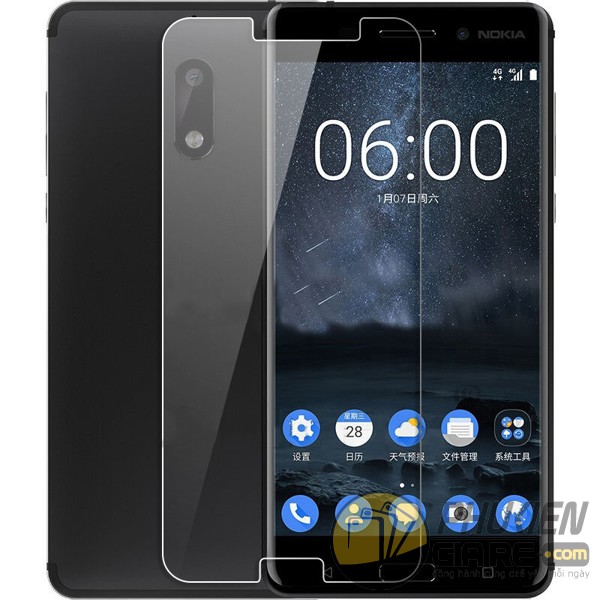Kính cường lực nokia 5 / nokia5 ( tặng keo chống hở mép )
