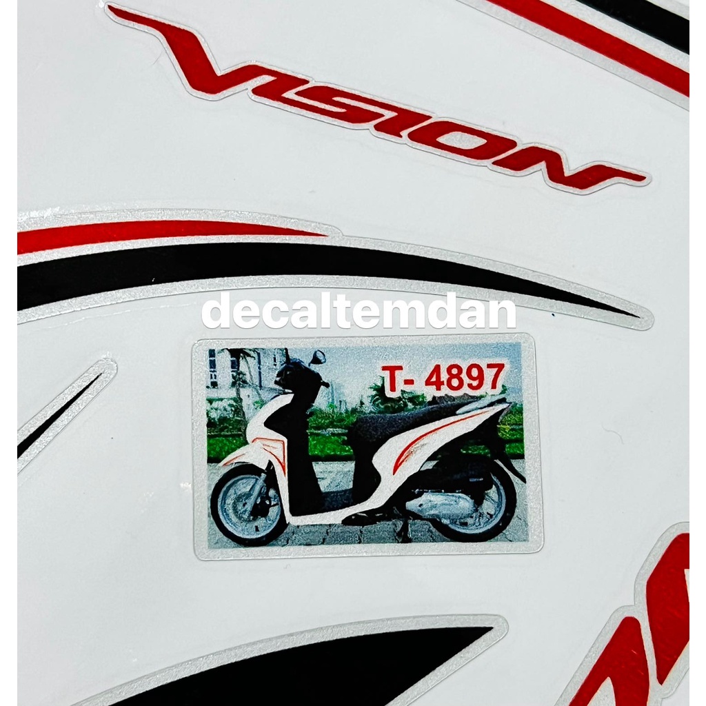 DDXM - V65H - DECAL CÓ PHẢN QUANG DÁN TRANG TRÍ XE VISION CÁC ĐỜI
