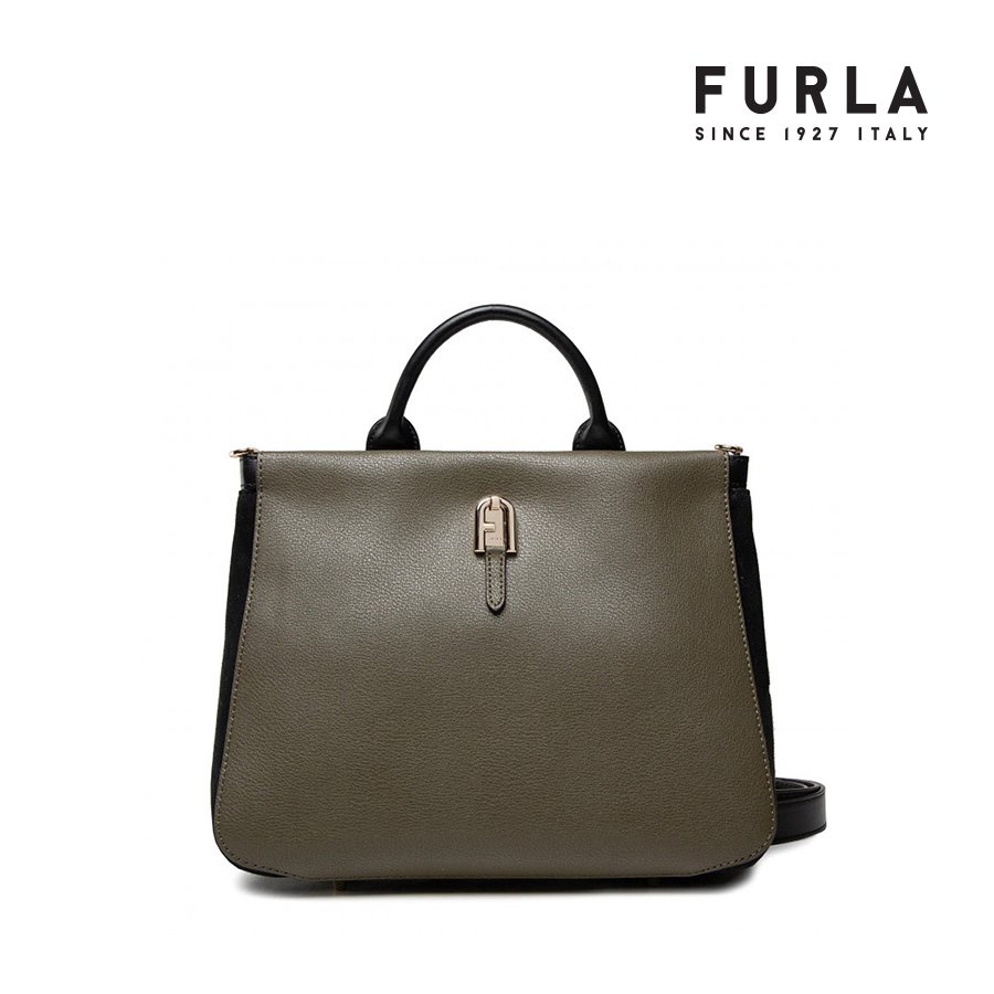 Túi Nữ FURLA Palazzo S Tote Vitello Milos Suede Vitello Sorrento