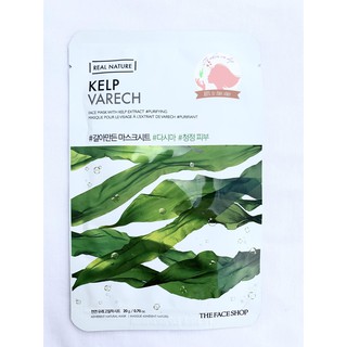 MẶT NẠ RONG BIỂN CẤP NƯỚC TẨY DA CHẾT THE FACE SHOP REAL NATURE