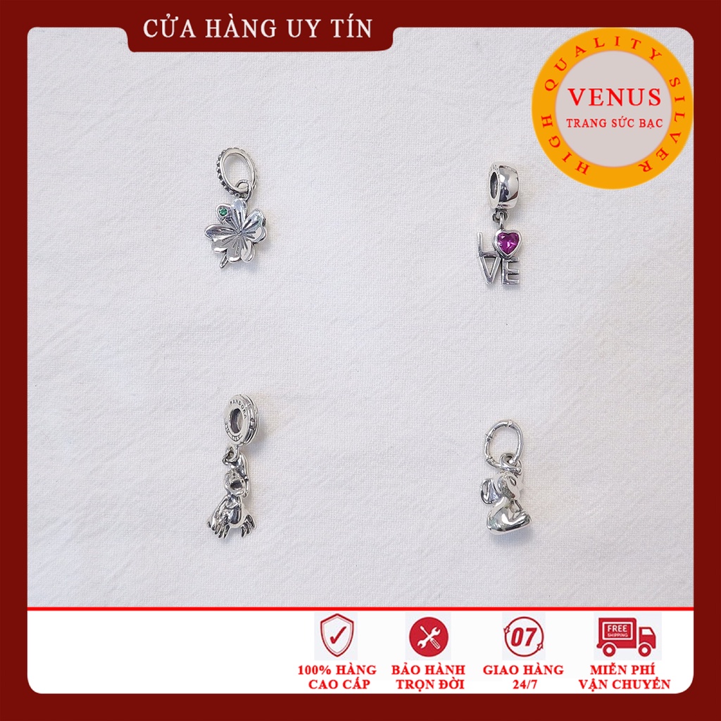 [Charm bạc 925 cao cấp] Charm treo chữ Love- Mã sản phẩm VENUST10