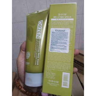 MẶT NẠ CHỐNG RỤNG TÓC OrZen obsidian Hàn Quốc (ORZEN ORGAHEALING DEEP MASK)