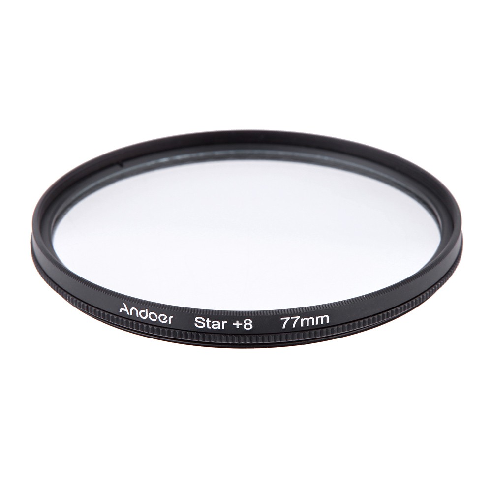 Bộ Lọc Ống Kính Máy Ảnh Andoer 77mm Uv + Cpl + Close-Up + 4 + Star 8-point