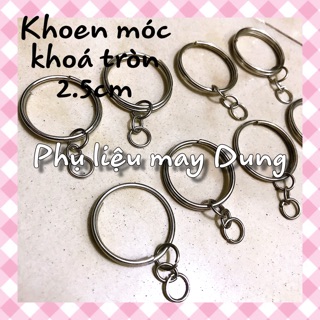 Khoen móc khoá tròn 2.5cm