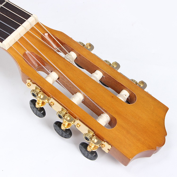 [NOWSHIP] Đàn guitar acoustic Mahogany tặng phím gãy không cong cần âm vang hay cho bạn mới tập AKL-M16 Tặng MGG kalimba