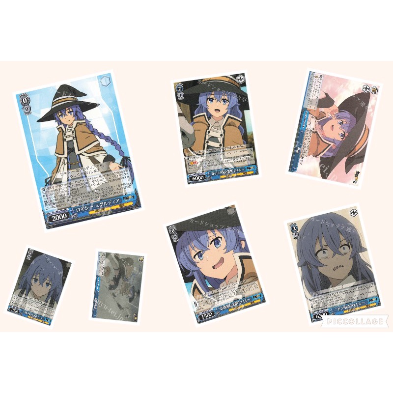 Tổng hợp lá bài thẻ bài Roxy Migurdia Sylphy - Anime Mushoku Tensei Chính Hãng Nhật card