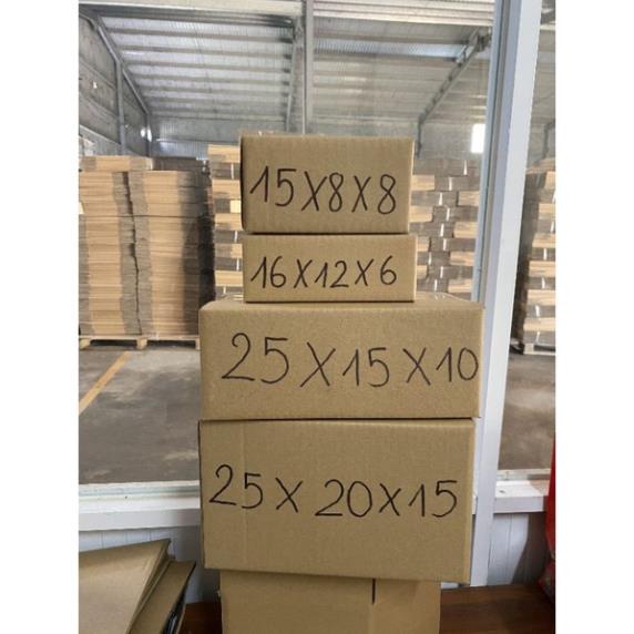 [SIÊU RẺ] [25x15x10] Thùng Hộp Carton Đóng Gói Hàng , phụ kiện du lịch