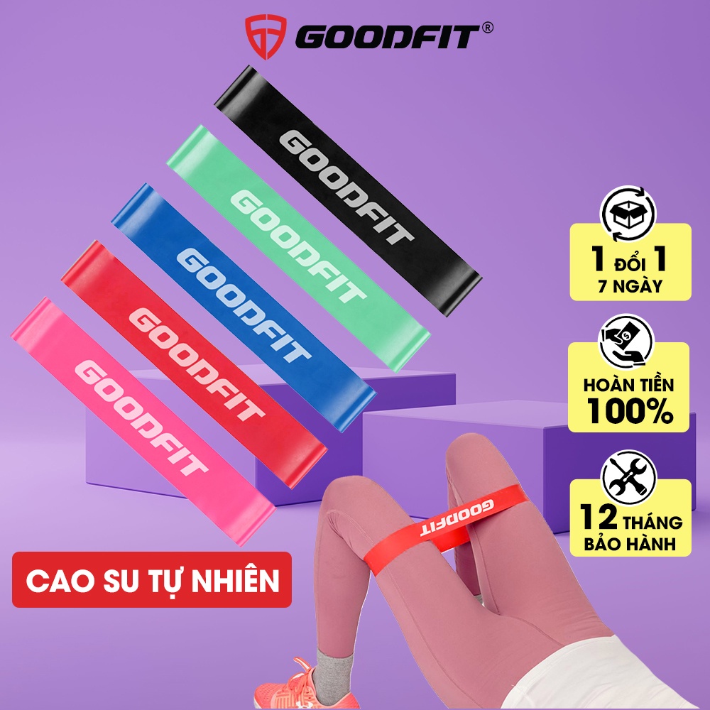 Dây mini band cao su kháng lực tập gym, tập mông GoodFit GF911MB