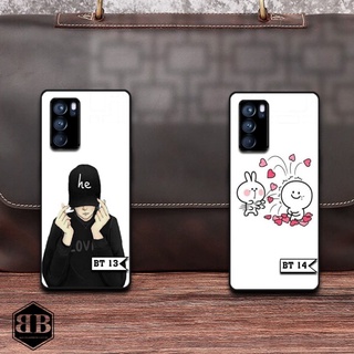 Ốp lưng kính cường lực Oppo Reno 6 Pro 5G ( Reno6 Pro 5G ) bắn tim