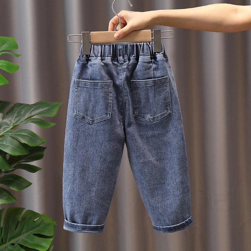 Quần Jeans Lưng Thun Thời Trang 2021 Cho Bé Trai