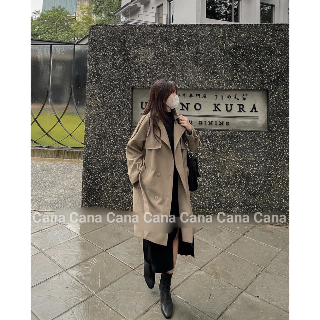 Áo  Khoác Mang Tô Dáng Dài 3 Màu Tag Bolling | CANA SHOP | BigBuy360 - bigbuy360.vn