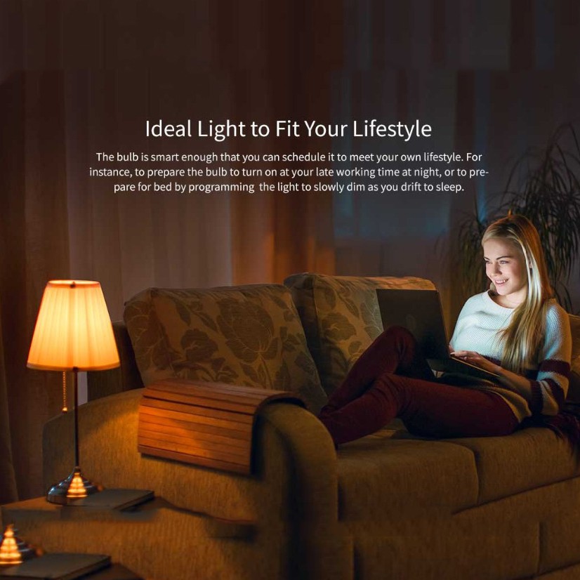 Bóng Đèn LED Dây Tóc Thông Minh Xiaomi Yeelight 500 Lumens 6W Hoạt Động Với Ứng Dụng Apple Homekit Và Mijia