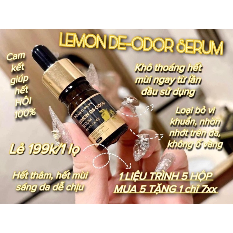 Serum HÔI NÁCH MAGICSKIN MỚI HIỆU QUẢ SAU 3-5 NGÀY SỬ DỤNG