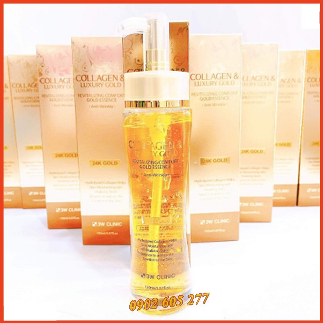 [Hàng chính hãng]Serum Tinh chất Vàng Collagen Luxury Gold 3W Clinic 150ml (mẫu mới)