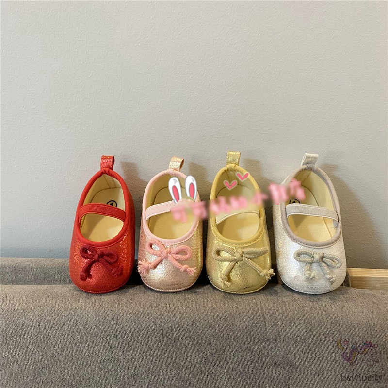 Giày Búp Bê Đính Nơ Dễ Thương Đáng Yêu Cho Bé