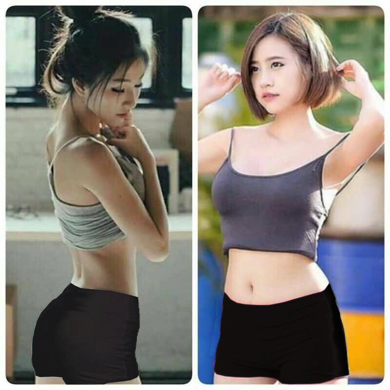 (HÀNG MỚI VỀ) Quần đùi thun ôm Rainbow màu đen Thái Lan QL008 | Shopee Việt Nam