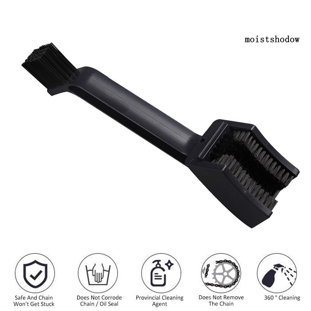 Bàn Chải Làm Sạch Xích Xe Đạp / Xe Máy Hai Đầu Tiện Lợi