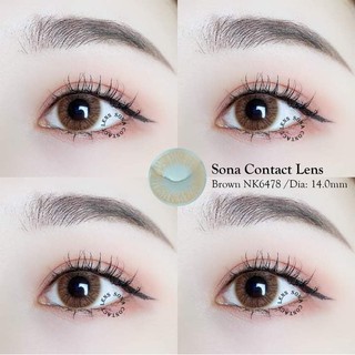 Lens Brown Hàn Có Độ Cận + khay dụng cụ