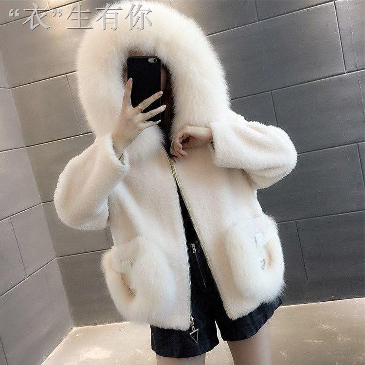 ❐﹍▬9.28▥▤✉Áo Khoác Lông Cừu Có Mũ Trùm Thời Trang Mùa Đông 2020 Dành Cho Nữ | BigBuy360 - bigbuy360.vn