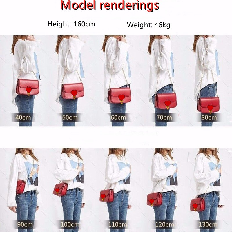 Dây Xích Bằng Kim Loại 100/110 / 120Cm Làm Túi Xách Cho Nữ