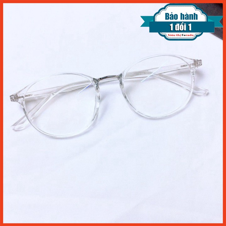 [Gía siêu rẻ] Gọng kính cận tròn bé 2168 đã đeo là XINH -Nhận Cắt Mắt-Tặng kèm hộp+khăn+Chai nước lau kính