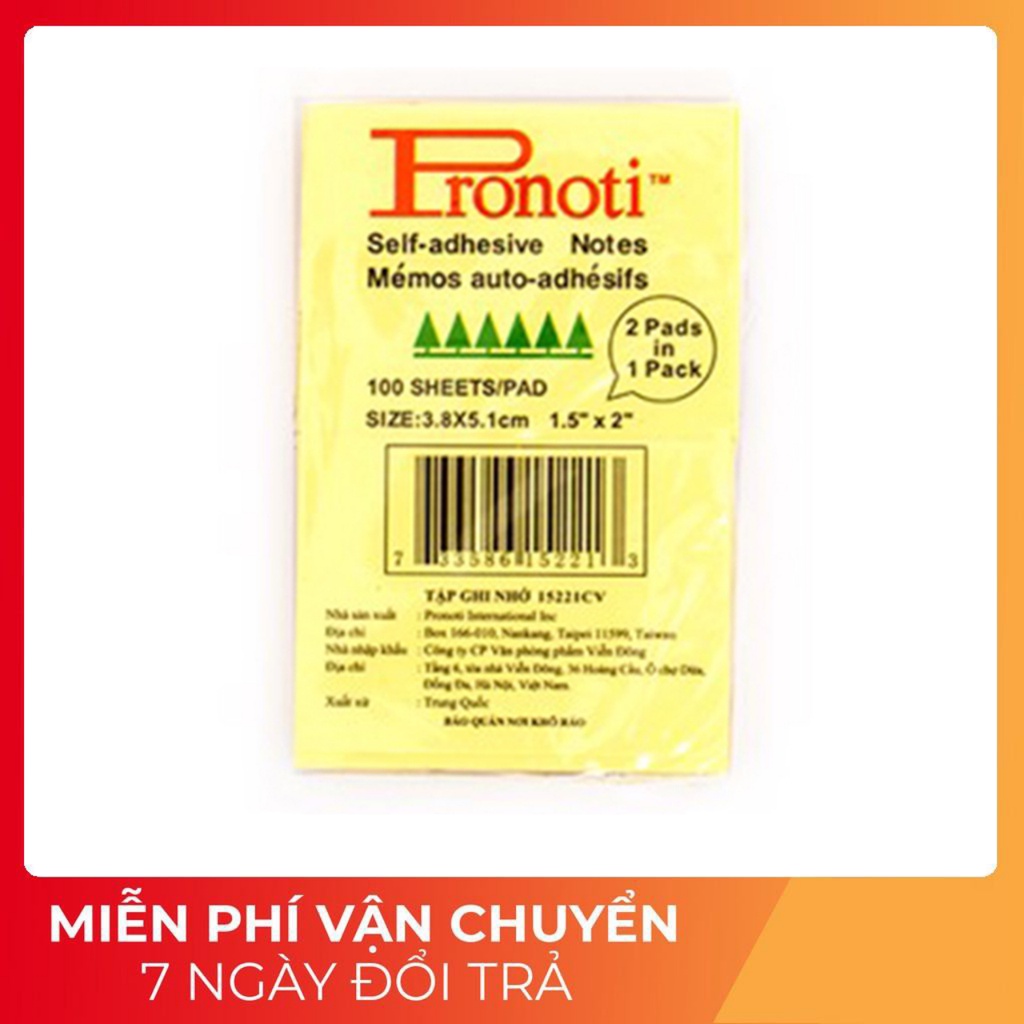 Giấy note vàng đủ size 1.5x2, 2x3, 3x3, 3x4, 3x5, 4x6 - Giấy ghi chú vàng ( Dụng cụ văn phòng phẩm )