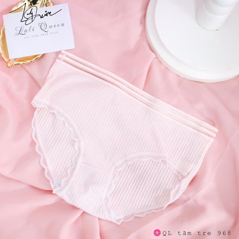 Quần lót tăm gân kháng khuẩn 🍀[MUA 5 TẶNG 1] 🍀 Quần lót nữ thông hơi cạp lưới xinh xắn | BigBuy360 - bigbuy360.vn