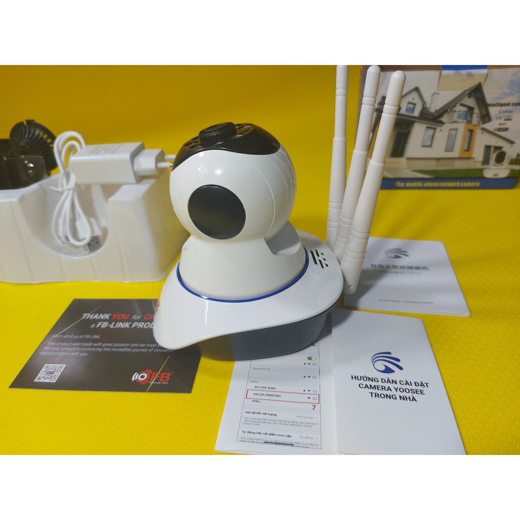5.0 Camera IP Wifi FB-Link GT-3442 Full HD (App Yoosee – Có Led Nhìn Màu Ban Đêm – Đàm thoại 2 chiều – Bám chuyển động | BigBuy360 - bigbuy360.vn