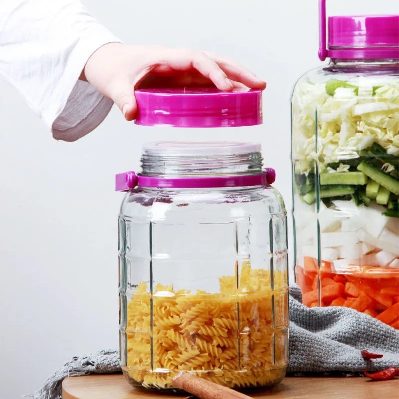 [ MUA 5 BÌNH TẶNG 1 BÌNH 3L ] Bình Ngâm Rượu Thủy Tinh 3L, 5L , 8L, 10L, 12L , 16L , 20L, 35L Quai Xách | BigBuy360 - bigbuy360.vn
