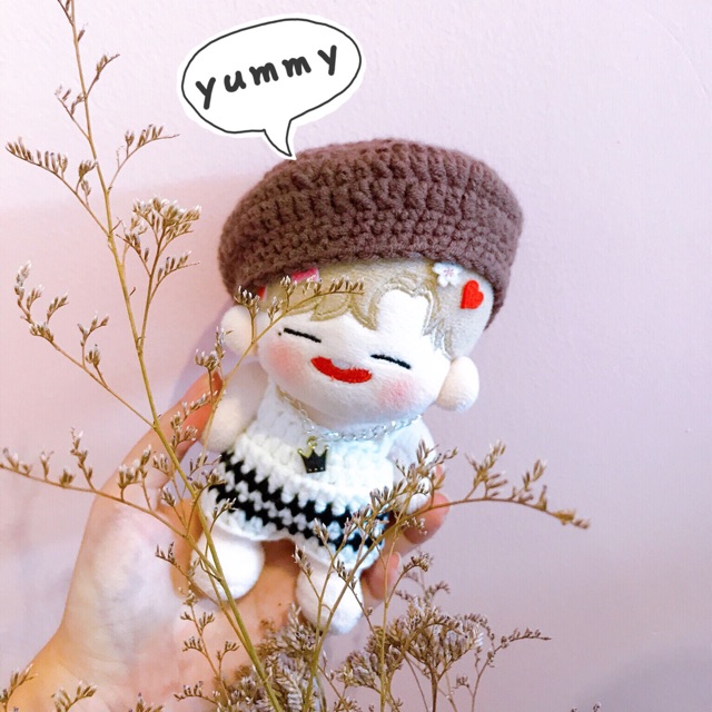 Yếm,mũ nồi cho doll 10,15,20cm