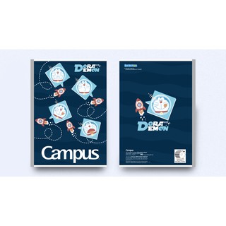 Vở kẻ ngang có chấm Campus - DORAEMON SMILE (khổ B5, 80 trang) (Hộp 20 cuốn)