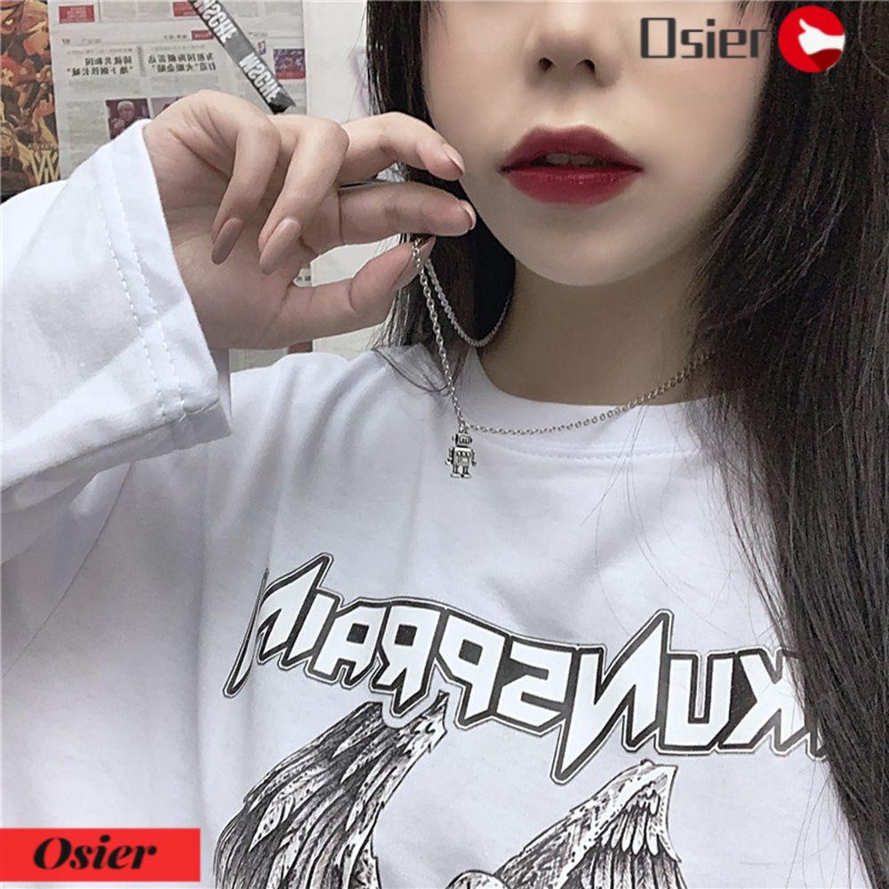 1 Vòng Cổ Choker Mặt Hình Robot Mini Quyến Rũ Phong Cách Hip Hop Mẫu Mới Dành Cho Nam