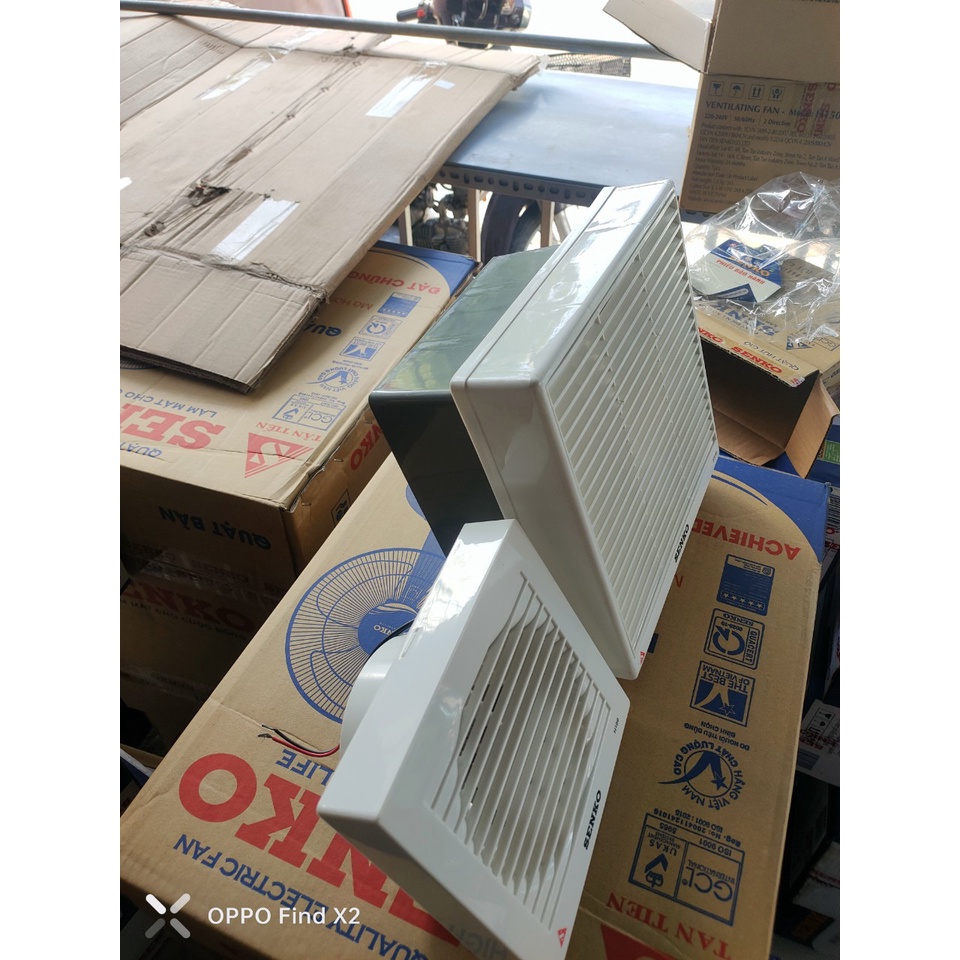 Quạt Hút Tường Thông Gió Senko H100, H150, H200, H250 Bảo hành 24 tháng