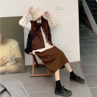 (ORDER) Set đồ ghi lê áo chân váy ulzzang siêu xinh